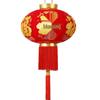 HEIXIE New Year Flocking Red Lantern Pair
