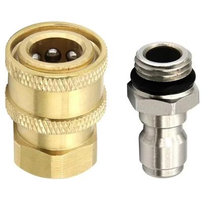 Car Washer Foam Lance Connector 1/4 Inch Quick Connect Socket and Quick Connect With Female M14 for Pressure Washer Water Gun