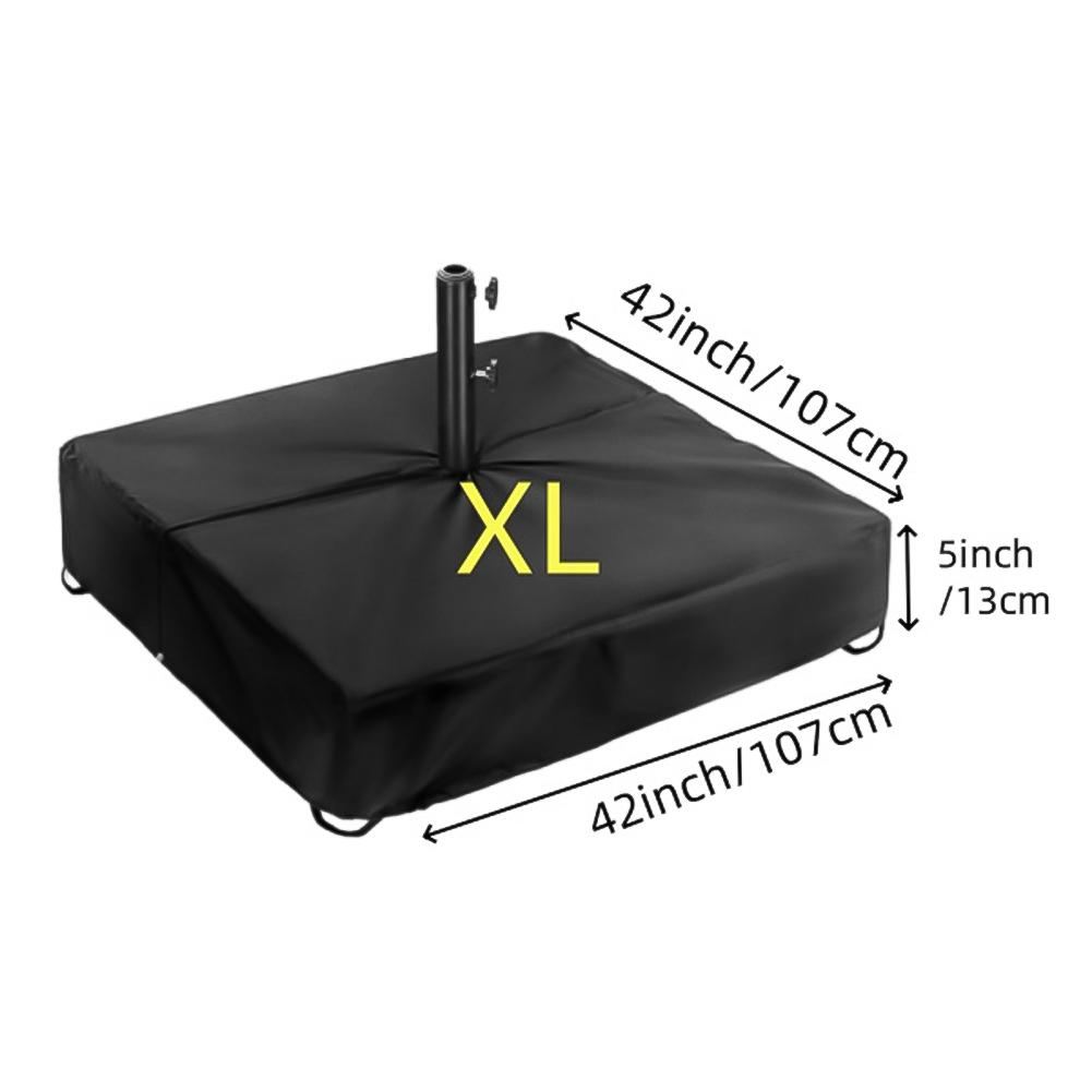 Outdoor Umbrella Base Cover with Waterproof Oxford Fabric and Reinforced Zipper Closure To Protect Against Rain Dust and Wind