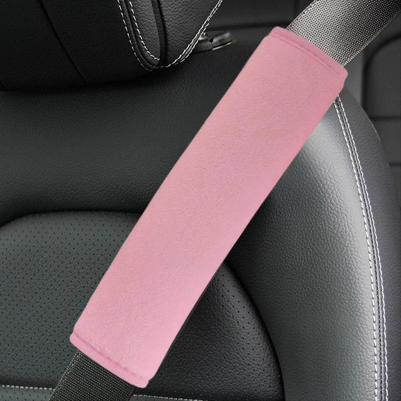 Car Seat Belt Cover Ice Silk Flannel Seat Belt Covers For Adults Car Accessories For Women Automotive Supplies Seat Belt