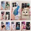 For Motorola Edge 70 Case XT2601-2 Cute Cat Peacock Painted Cover Soft Silicone Case For Motorola Edge 70 Fusion Edge70 5G Shell