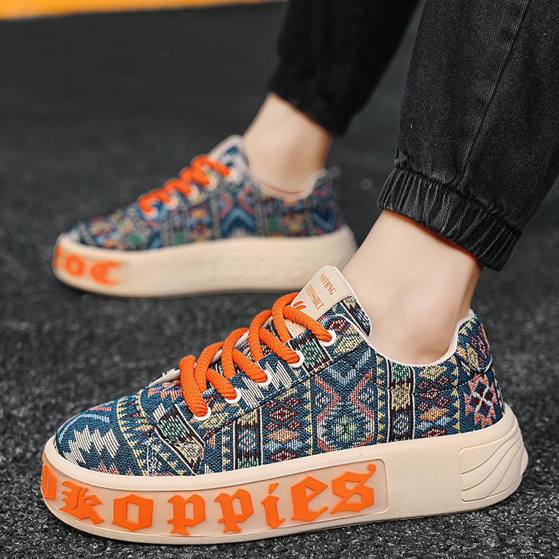 Scarpe estive traspiranti Elasticità e Fondo spesso largo Aumento Scarpe da uomo
