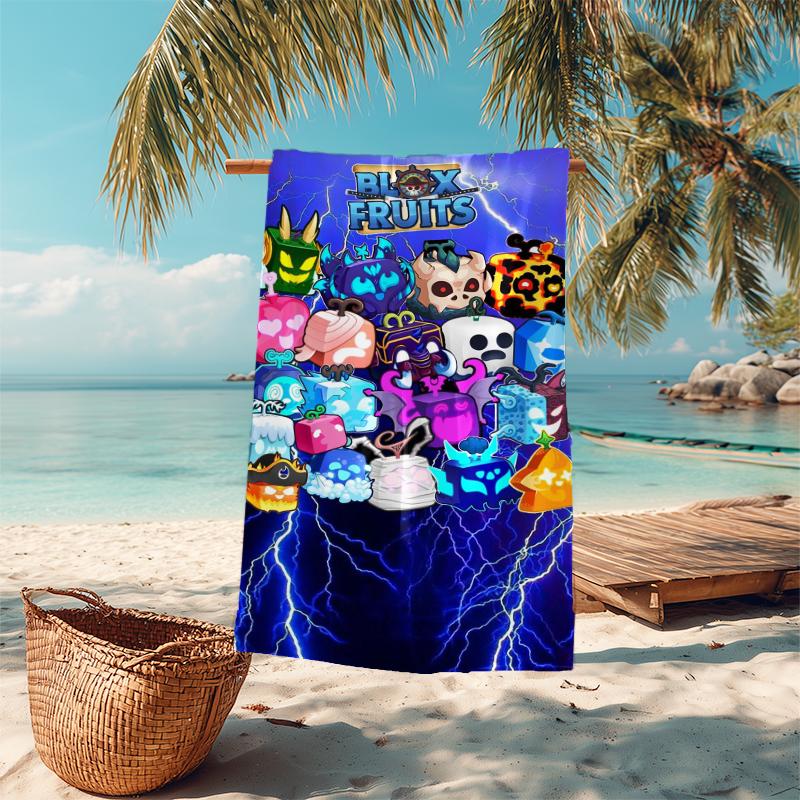 1Pc Cubes Expressions Colors Beach Towel Microfiber Beach Towel Thin Absorbent For Beach Swimming Yoga Bath Sports 091712