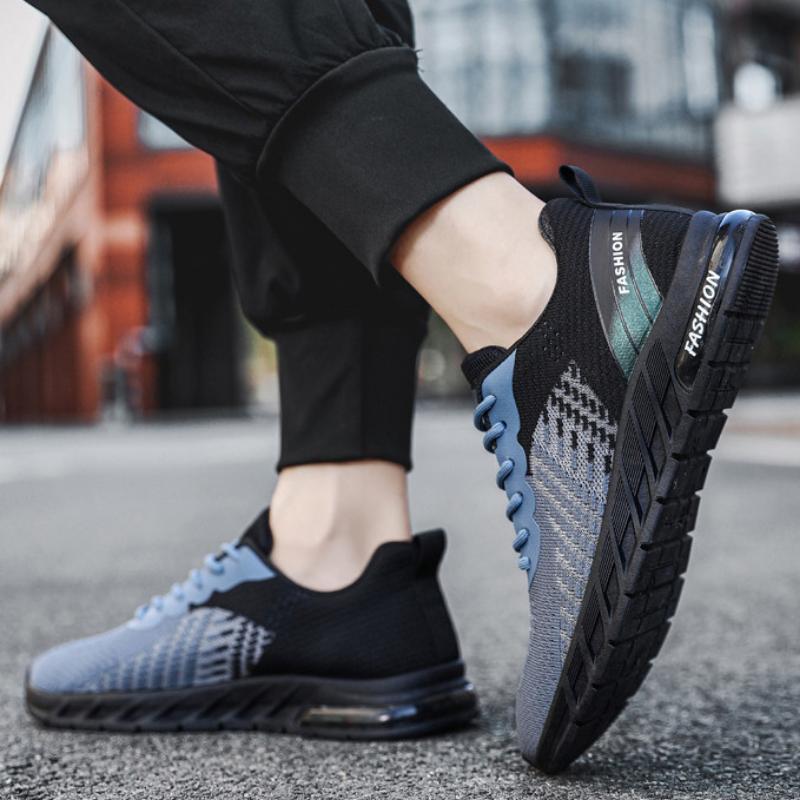 Men's Summer Mesh Breathable Deodorant Thin Fly Mesh Shoes Versatile Casual Running Shoes