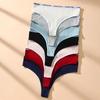 7PCS Women Thongs Sexy Underwear Low Waist Panties Girls Sport Briefs Cotton G-String Breathable Ladies Panty Female Lingerie