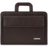 Biwuar Toiletry Bag Briefcase Folder Organizer for a Salesman Stylish Brown Beltimore I69