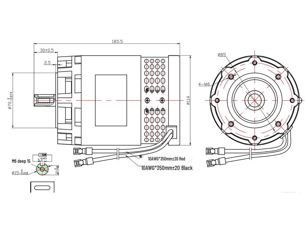 Europe-Ready Hall Sensor & Gearbox DC Brushless Motor for Sweeping Robot
