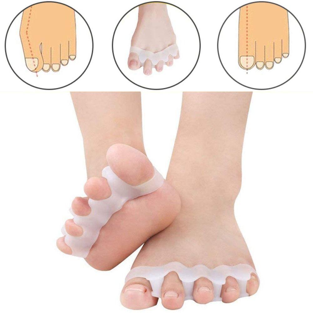 Separator Straightener Toe Orthopedic Products Valgus Corrector Toe Separator Five-Hole Toe Divider