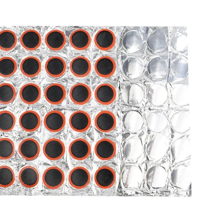 48/96 Pcs Rubber Puncture Repair Patches for Bicycle Tires - No Glue Tire Tube Patch Kit