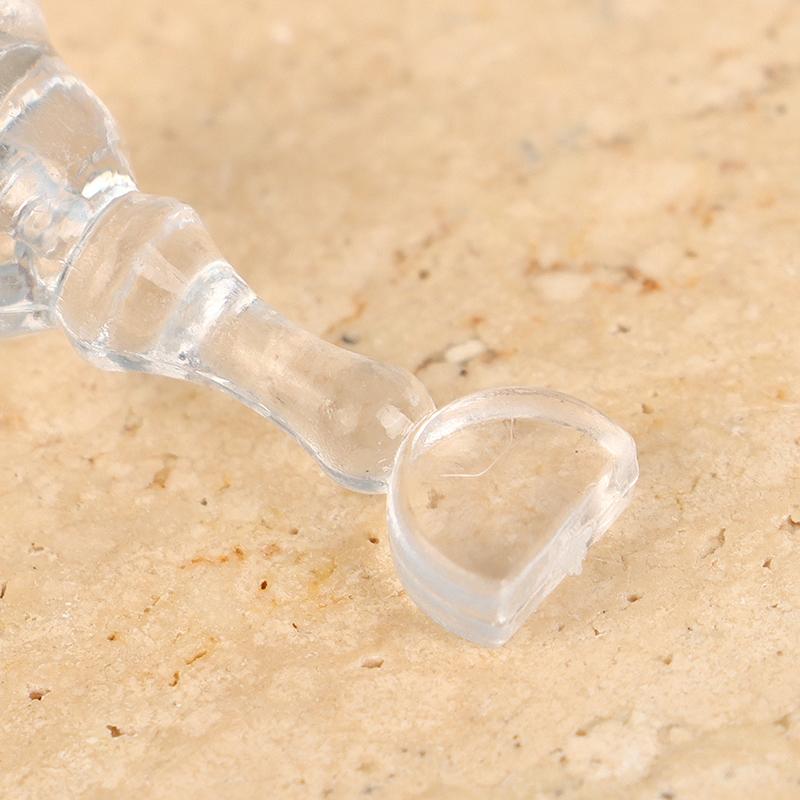 5Pcs Acrylic Nail Stand Tips Holders Chess Shaped Fingernail Diy Magnetic Training Practice Display Manicure Nail Tool