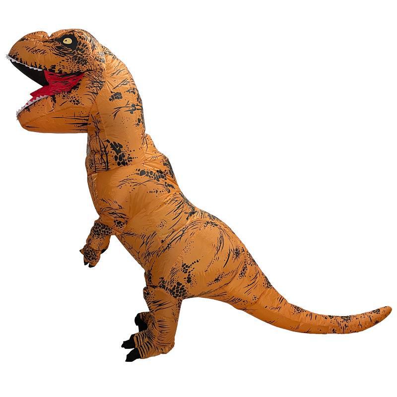 Halloween Inflatable Tyrannosaurus Rex Costume - Realistic Dinosaur Party Suit