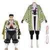 Demon Slayer Himejima Gyoumei Cosplay Costume Anime Halloween Polyester Outfit