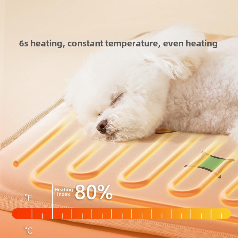 Autumn and Winter Pet Electric Blanket Cat Warm Heating Mat Dog Waterproof and Scratch-proof Smart Constant Temperature Electric Mattress