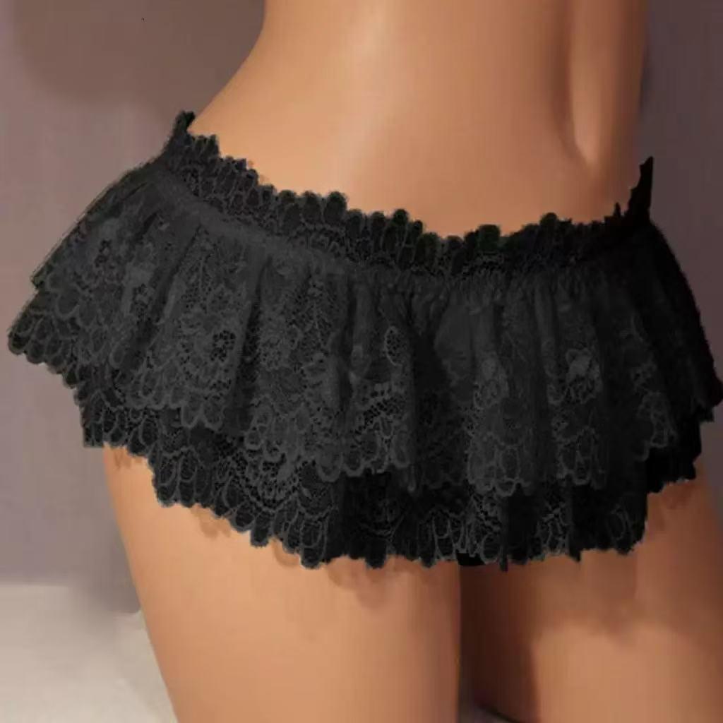 Summer Temptation Lace Triangle Briefs: Sexy Women's Erotic Base Underwear
