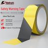 KAFFWELL Yellow Black Safety Warning Tape