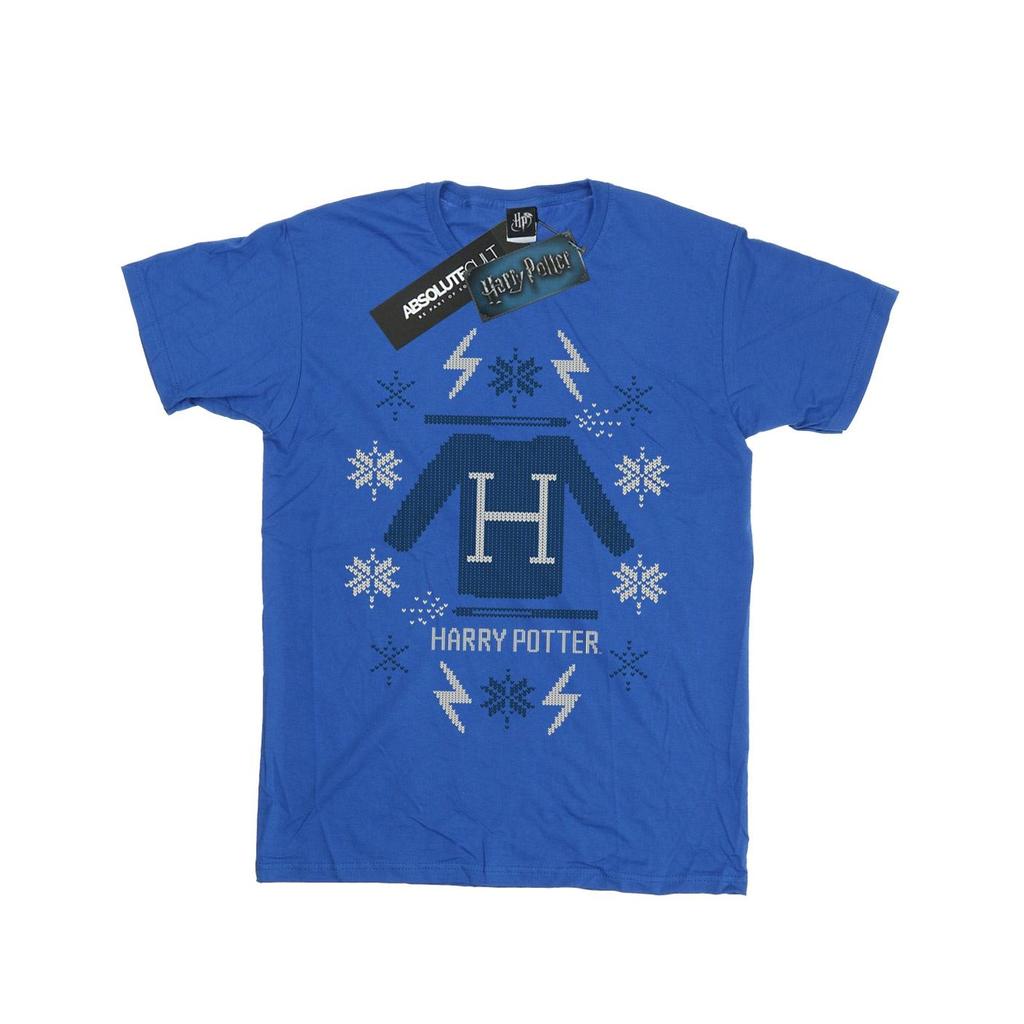 Harry Potter Mens Christmas Knit T-Shirt