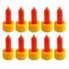 10 Pcs Goat Soft Nipple Pet Special Silicone Baby Milk Mouth Small Animal Lamb Feeding Bottle Sheep Coke Bottle Red Nipple