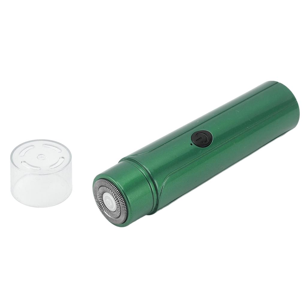 Electric Shaver High Efficiency Portable Rechargeable Electric Beard Trimmer and Shaver Green