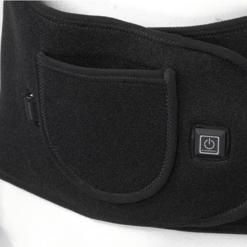 Komine EK-309 Hybrid Electric Waist Warmer for Motorcycles Black Free