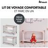 Lit de voyage - HAUCK - DREAM N PLAY PLUS - 60 x 120 cm - Dès la naissance - Pliable - Dusty Cork