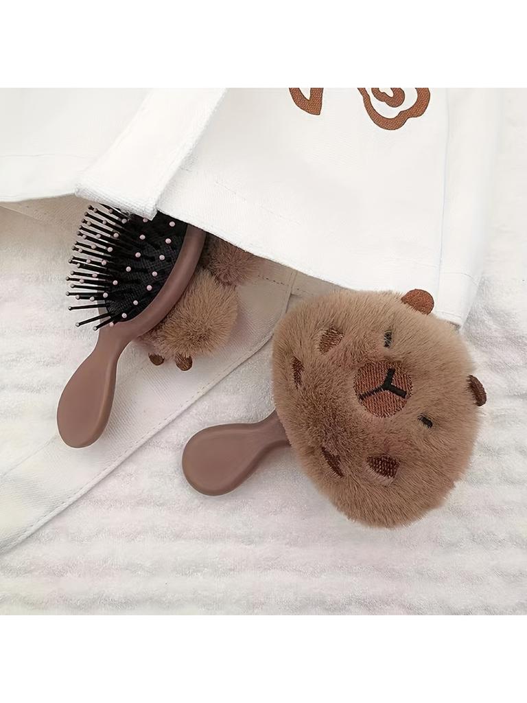 Capybara Air Cushion Comb Kapibala Head Massage Airbag Comb Anti-Static Portable Travel Girl Hair Combs Styling Tool