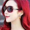 Fashion sunglasses female fox head large frame sunglasses classic trend sunglasses big face glasses thin advanced sense