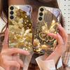 Golden Landscape For Samsung Galaxy S20 FE S21 S22 S23 Plus S24 Ultra 25Ultra S21+ S9+ S22Plus Golden Glass Phone Case