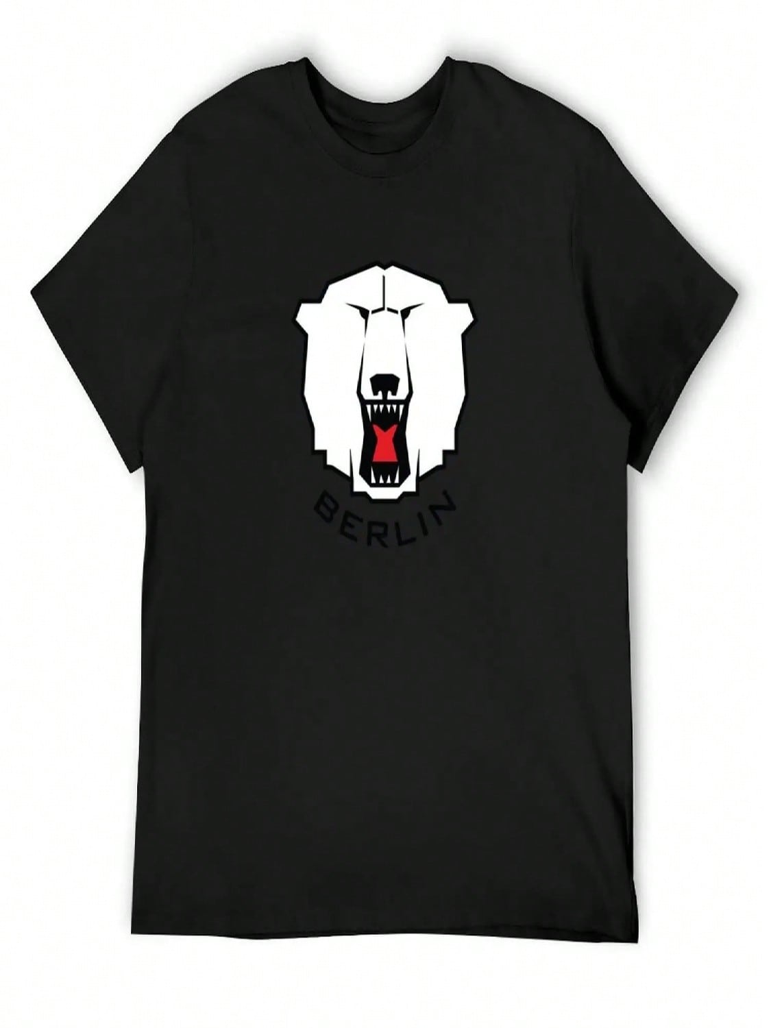 Eisb_ren Berlin 003366 Logo T-Shirt Short Sleeve Tee Customs Man Clothes Anime Figures Black T Shirts For unisex S разноцветный