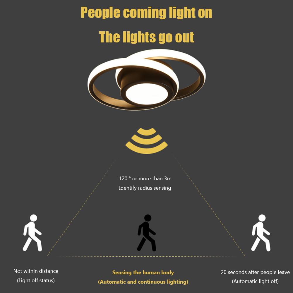 Tricolor LED Ceiling Lamp Modern Dimmable Bedroom Chandelier Nordic Ceiling Lights For Dining Room Living Room Decor Aisle Lamp