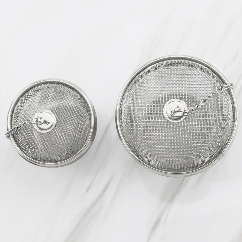 304 Stainless Steel Seasoning Ball Tea Spacer Flavour Treasure Rotating Tea Filter Stew Ingredients Ball Stainless Steel Flavour Treasure