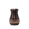 Pure Copper Rajwadi Antique Etching Water Jar 800ml | Leak Proof & BPA Free Water Jug | Bedroom Jar