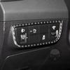 Carbon Fiber Headlight Switch Control Panel Cover Decorative Car Interior Accessories Sticker For Hyundai Veloster 2012-2017
