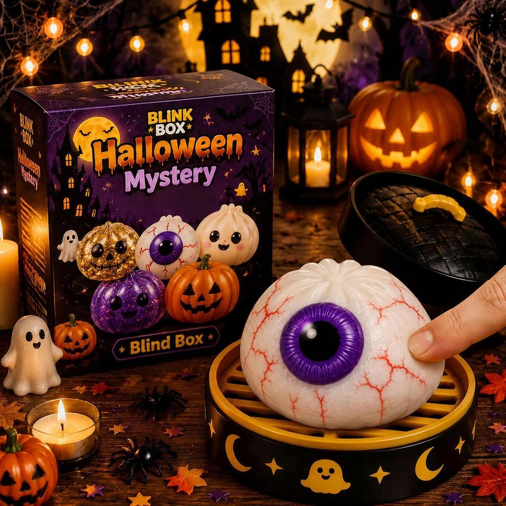 Geister-Knödel Squishy, Niedlicher Weicher Dehnbarer Halloween-Geister-Knödel zum Quetschen, Sensorisches Fidget Squishy Zur Angstlinderung, Perfekt für Gastgeschenke