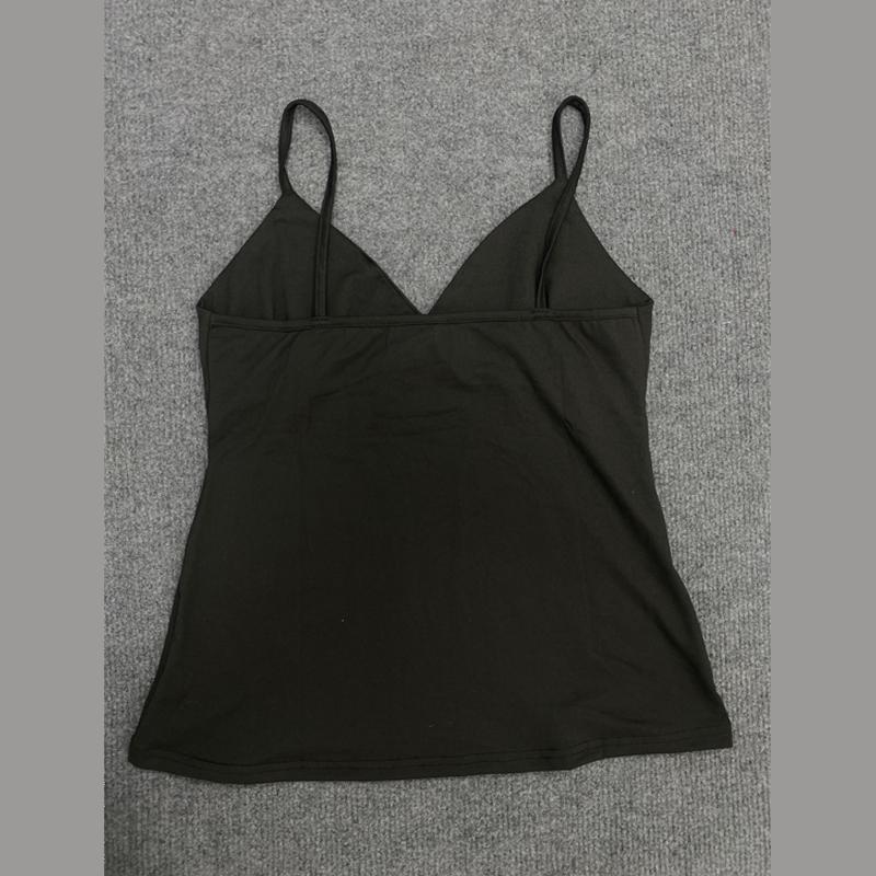 Evropský a americký letní top s květinovým potiskem, výstřihem do V, slim fit, bez zad