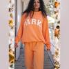 Women's Casual Embroidered Long Sleeve Sweatshirt Hoodie