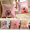Popular Cute LoopyY For Fun Cushion Cover Pillowcase Antidustmite Living Room Sofa Decor Cushion Room