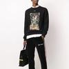 OFF WHITE FW20 Sweatshirts Men's Black Crew Neck Moderate Regular OMBA025F20FLE0121001