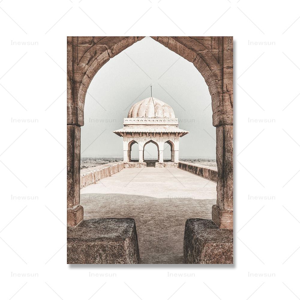 

Городская галерея Индии Настенная картина на холсте Тадж-Махал Печать Фотография Настенные художественные картины Архитектура Плакат Скандинавский домашний декор 21x30cm No Framed