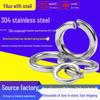 304 Stainless Steel Spring Washer - US/UK Standard, Open Design, Sizes 4# To 1 Inch