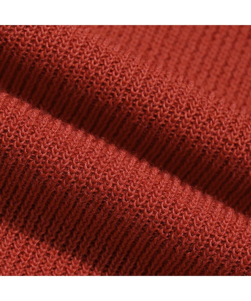 IRO Pulse Raglan Basic Long Sleeve Sweater - Red
