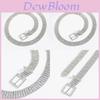 Luxury Silver Water Drilled Waist Chain For Women Chic Fashion Accessory
