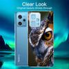 Snow Cute Owl Animal Cover Case For Xiaomi Redmi Note 12S 12 11 Pro Plus 11T 11S 10 5G 10S 9 9T 9S 8 8T 7 5 Pro TPU Phone Clear