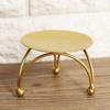 Iron Candle Holder European Style Round Candlestick Candle Stand for Home Dinner Table Decoration