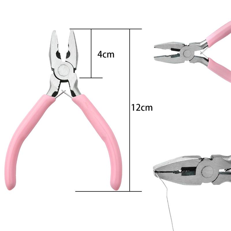 Handmade Trumpet Mini Jewelry Pliers Set: Pointed Nose & Round Nose for DIY Wire Wrapping & Beading
