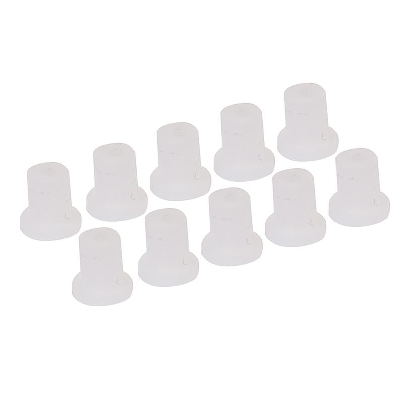 10Pcs Ciss Diy Acessories Sealing Stopper White Silicon Rubber Plug