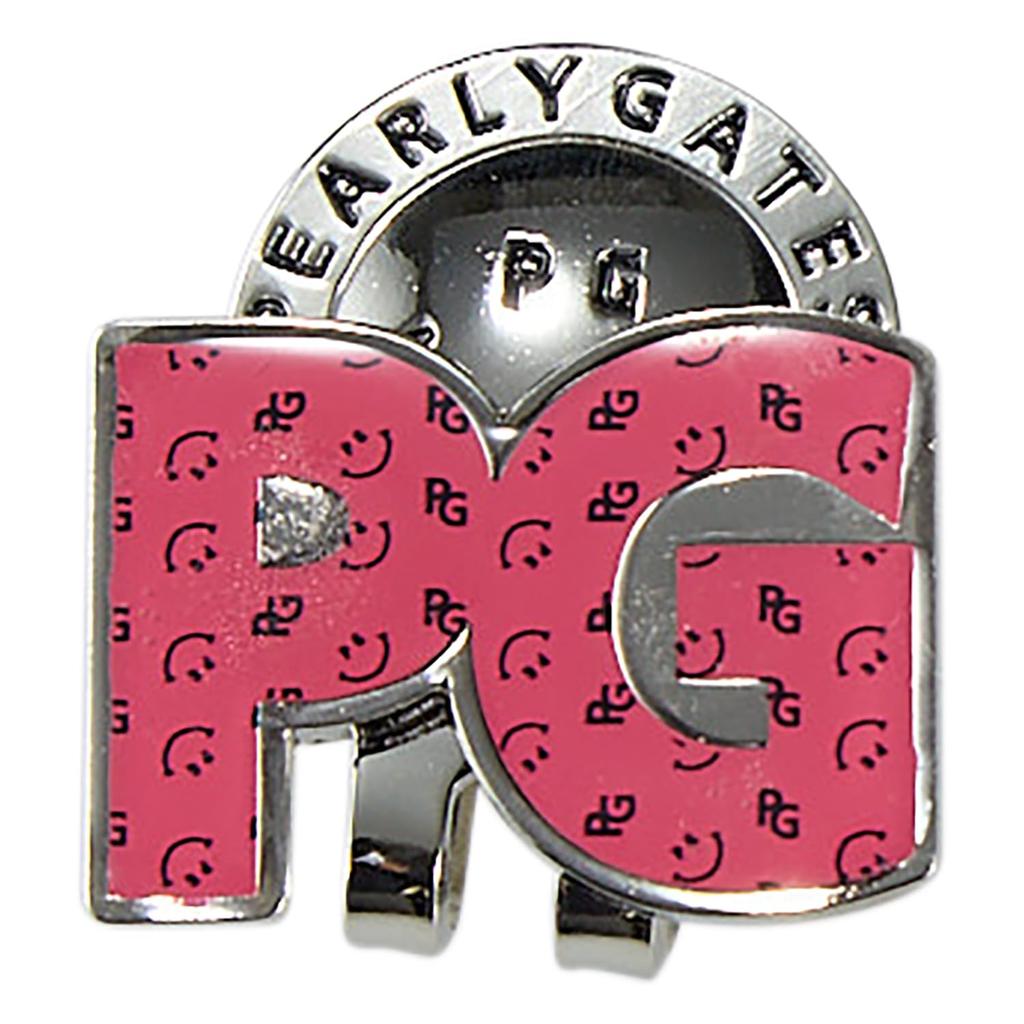 PEARLY GATES Continuing Standard Product: Smiley Face Magnetic Marker / Golf / 053-4984311 090_Pink FR