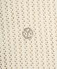 OHY Metal Logo Net Half Polo Knit-Ivory