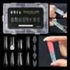288 Pcs Nail Forms Set Nail Extension Molds Nail Forms Manicure Supplies