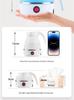 Foldable Travel Electric Kettle, Silicone Retractable, 304 Stainless Steel, Portable, Wide Voltage 110V-240V Universal.