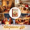 Christmas Countdown Calendar 2D Cute Acrylic Dog Ornaments 24 Days Countdown to Christmas Calendar for Door Window Tree Wall